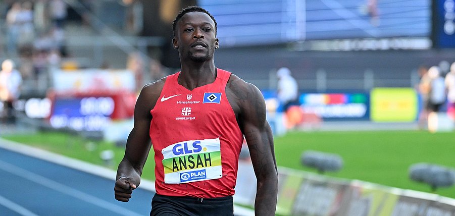 Über 100 Meter: Owen Ansah sprintet zum dritten DM-Gold in Folge