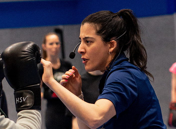 Box-Event für Frauen im HSV-Zentrum am Volkspark