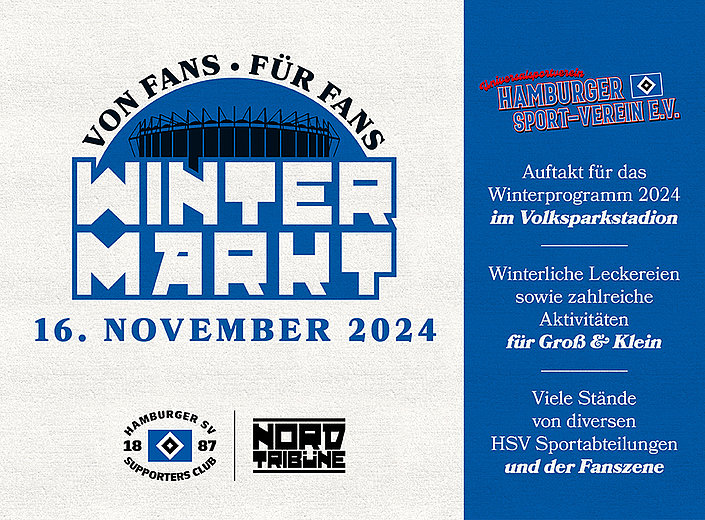 Von Fans für Fans: Wintermarkt im Volksparkstadion