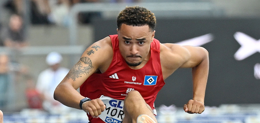 Manuel Mordi gewinnt DM-Silber über 110 Meter Hürden