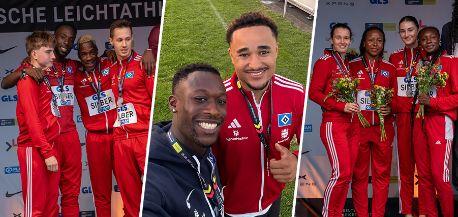 Sechs Medaillen: Erfolgreiche DM für die HSV-Leichtathletik