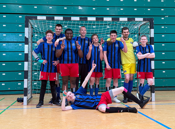 Erste Turniererfahrung für inklusive HSV-Fußballgruppe