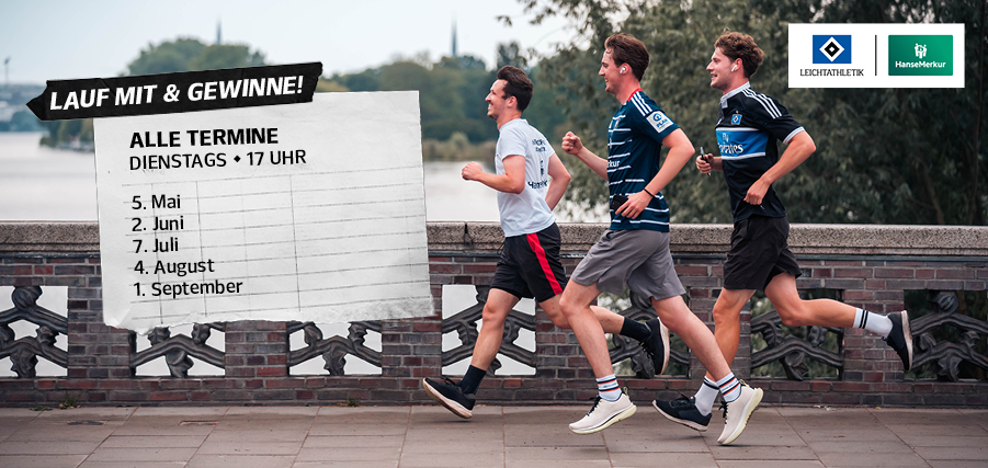 HSV x HanseMerkur: Fünfmal gemeinsam um die Alster